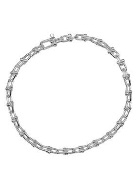 Tiffany & Co HardWear Micro Link 17 925 Sterling Silver Bracelet